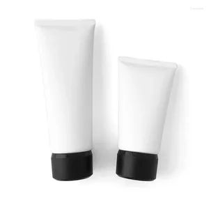 Bouteilles de rangement 30pcs 150g 200g tube givré blanc givré face cosmétique emballage lotion à main