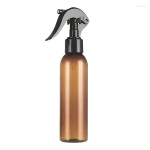 Opslagflessen 30 stks 150 ml Amber Hair Sprayer Bottle Trigger Pet Plastic Pump Spray Atomiser Essentiële oliedispenser