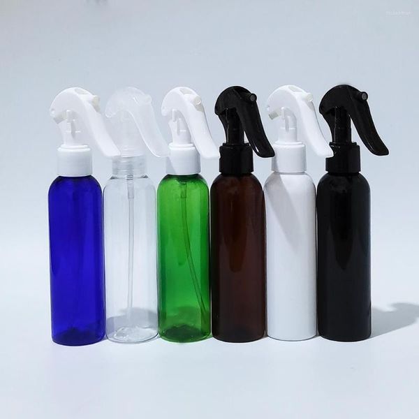 Bouteilles de stockage 30 pièces 150ml blanc noir transparent en plastique déclencheur de pulvérisation maquillage à réaliser soi-même pulvérisateur de cheveux bouteille de récipient avec pompe