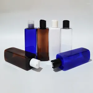 Opslagflessen (30 stuks) Lege lotionfles van 250 ml met schijfdop 250cc PET-shampoo Vloeibare zeep Plastic container Reispers Schroefdeksel