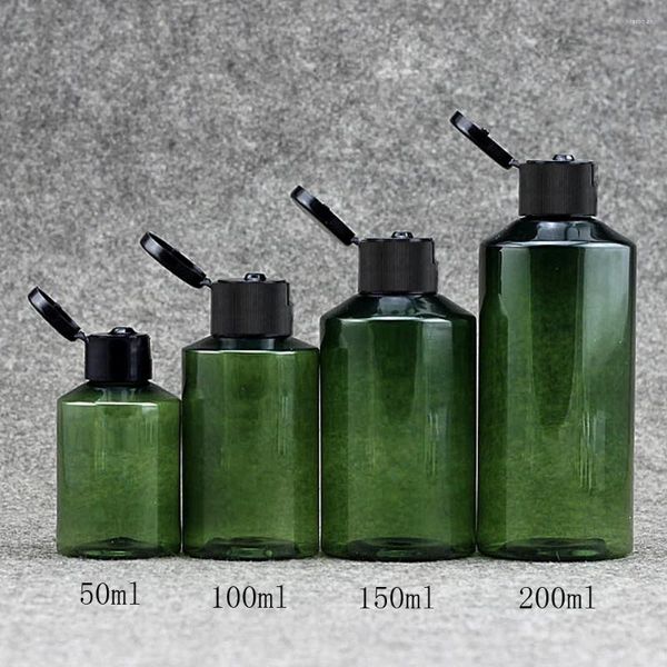 Botellas de almacenamiento 30pcs 50ml 100ml 150ml 200 ml de botella de plástico vacío Tapa de gota de jabón de jabón líquido Cleanseres faciales Embalaje cosmético