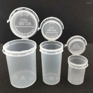 Bouteilles de stockage 30pcs Flacons résistants aux enfants Résistant à l'humidité Squeeze 110ml Top Bouteille Case Stash Jar Spice Container personnalisé