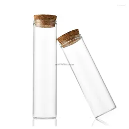 Bouteilles de rangement 30pcs de diamètre 25 mm Drages de mariage bouteille en verre bocal en liège tube de bricolage