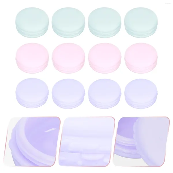 Botellas de almacenamiento 30pcs Macaron Color Frasco vacío Ungüentos Crema Caja de boca ancha