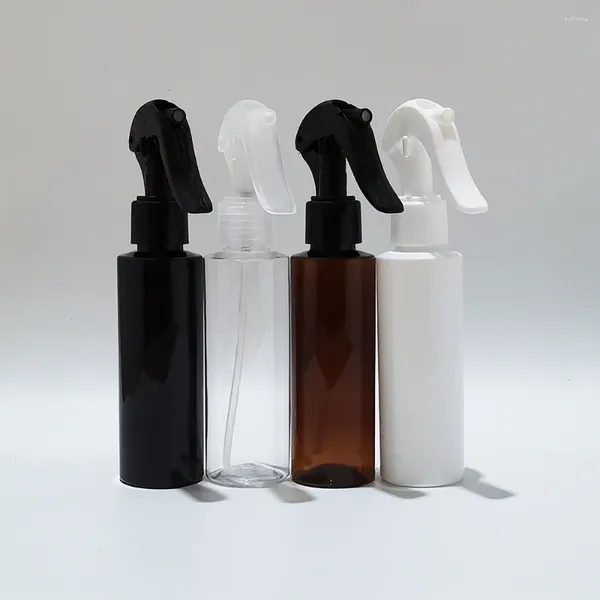 Botellas de almacenamiento 30x120ml White Fine Mist Sprayer Botella contenedor de botella para cosméticos Perfume Cleaners de vidrio para el hogar