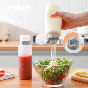 Opslag Flessen 350 ml 5 Gaten Kruiderij Knijpfles Keuken Ketchup Mosterd Clear Mayonaise Honing Dispenser Saus Container