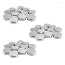 Opslagflessen 36 x 50 ml aluminium make -up pots capaciteit leeg kleine cosmetisch/kaarsen/kruiden blikken potten