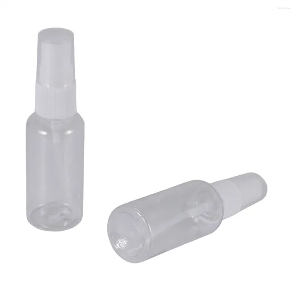 Botellas de almacenamiento 36pcs 30 ml/1 oz mini spray fino recargable pequeño vacío vacío plástico transparente tamaño de viaje de viaje