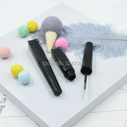 Opslagflessen 3 ml 50 stks/kavel Zwart lege cosmetische eyeliner buis plastic wimpers groei vloeistof navulbare flesslijm