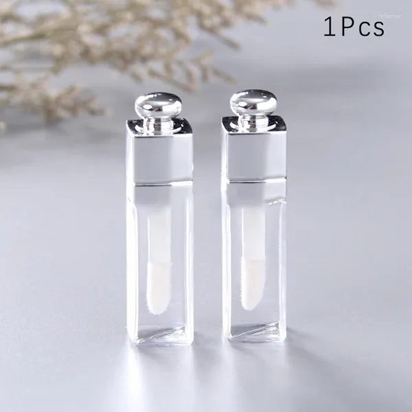 Botellas de almacenamiento 3 ml Recargable Embotellado Esmalte de labios Tubo vacío Brillo Lápiz labial Pestañas Varilla gruesa Suministros de viaje