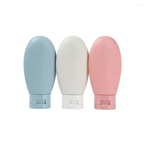 Bouteilles de rangement 3pcs / Set Nordic Style Lotion El Shampooing Refipillable Conteneur Travel Bottle Dispensing Portable