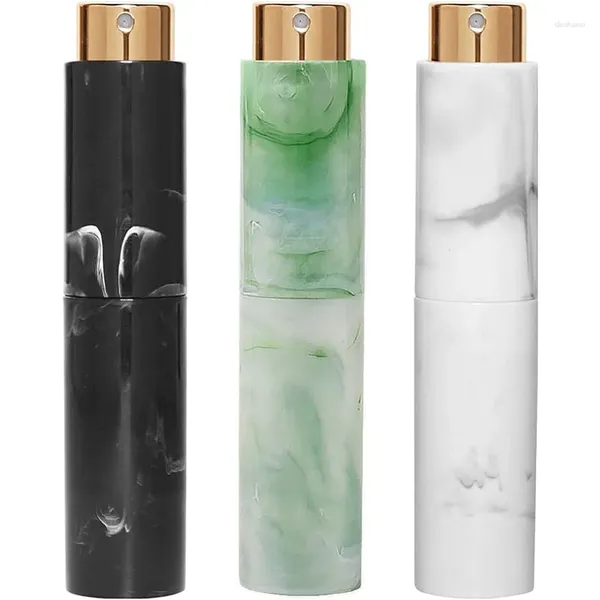 Botellas de almacenamiento 3 PPCS Viaje recargable Botella a prueba de fuga mini set TSA Aprobado recipientes de pulverización vacío Embalaje de maquillaje de perfume