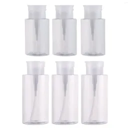 Bouteilles de rangement 3X Push Down Liquid Pumping Bottle Dispensver Plastic pour le réapprovisionnement en maquillage