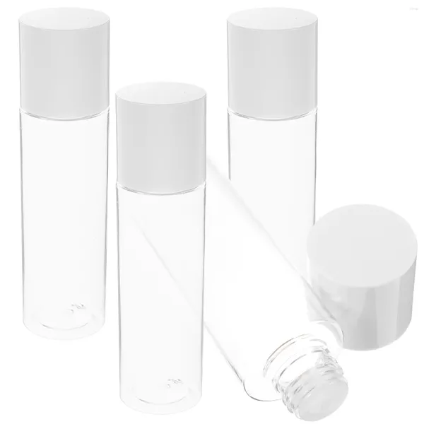 Bouteilles de stockage 4 pièces bouteille de voyage pour articles de toilette petit liquide de toilette réutilisable anti-fuite les conteneurs étanches pour animaux de compagnie