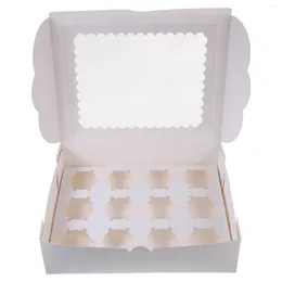 Bouteilles de rangement 4 pcs Cupcake Wrappers Container Egg Tart Gift Accessor