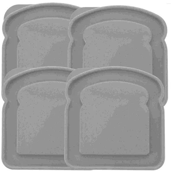 Botellas de almacenamiento 4 PCS Caja de sándwiches pequeños contenedores de bocadillos