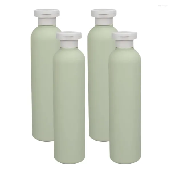 Botellas de almacenamiento 4 PCS Dispensador de agua Botella de viaje Champú Líquido Jabón Plato Lavado de manos Líquido vacío para cocina Fregadero Baño