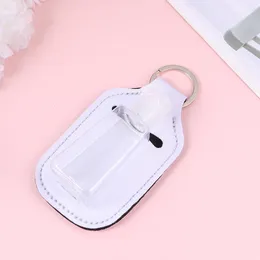 Bouteilles de rangement 4 Set Keychain Travel Bottle Protective Portable Perfume Hand White