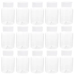 Bouteilles de rangement 40 pcs flacons de distribution en plastique pastillero de conteneur petit support liquide mini-casse bouteille voyage