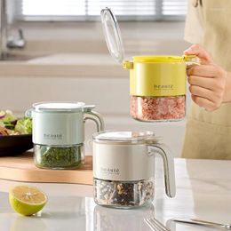Opslagflessen 400 ml luxe kruiden Jar Shaker Glass Keuken Kruiden Koeplijst Zoutpepersboxen voor gadgetgereedschap