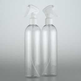 Opslagflessen 400 ml x 20 Wit transparante plastic spuitfles lege spuitcontainer voor haarhydraterende planten Water Pet Ptomizer