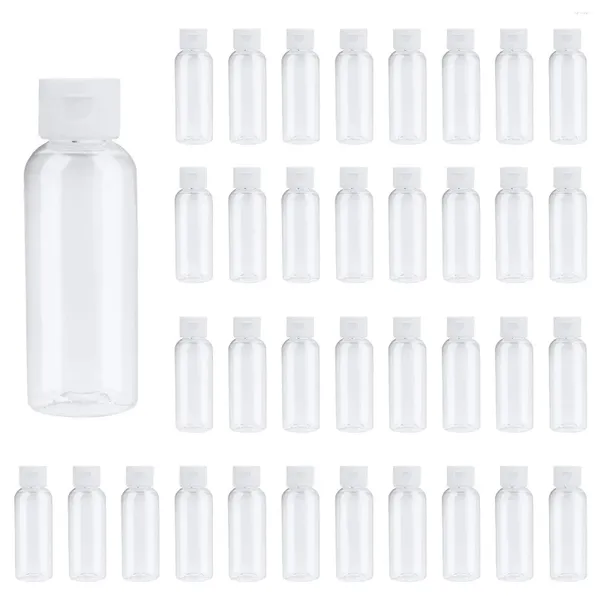 Bouteilles de stockage 400 pièces 10/20/30ml voyage Portable vide en plastique bouchon à rabat bouteille cosmétique shampooing Lotion liquide échantillon distributeur flacons