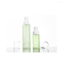 Bouteilles de stockage Bouteille de pompe de lotion de 40 ml avec brouillard blanc Conteneur d'emballage cosmétique Flacons de fond de teint de haute qualité