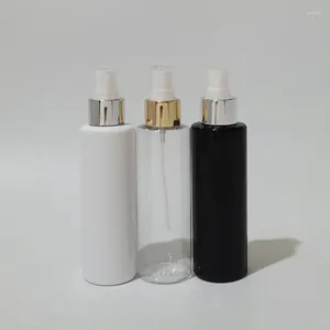 Opslagflessen 40 stks 150 ml Lege reis Gouden Silver Spuit Pomp Pet Cosmetische containers Plastic Parfumfles met Mist Spray