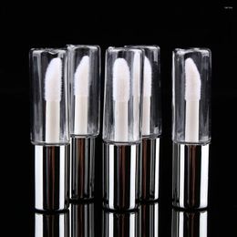 Opslag Flessen 45 stks/set Mini 1.2 ml DIY Lip Fles Met Dop Lege HUISDIER Cosmetische Container Reizen Gloss Tube lippenstift Hervulbare