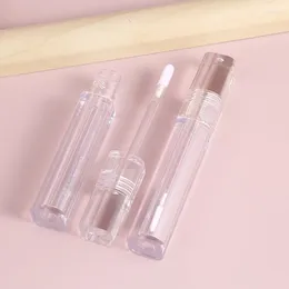 Bouteilles de rangement 4 ml Glacons de tube de brillant à lèvres carrés transparents Full Transparent vide Dispensateur rechargeable Bottle