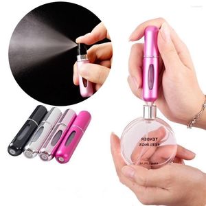 Bouteilles de stockage 5/8 ml Mini bouteille de parfum rechargeable portable avec pompe de parfum de pulvérisation Voyage à domicile Conteneurs cosmétiques vides Atomiseur