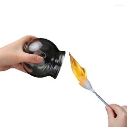 Opslagflessen 5# Glazen vacuüm cupping TCM Energy Transparant pot Home Brandbehandeling Warmtebestendige Cuppings Jar Therapy Tools 2pcs/Lot