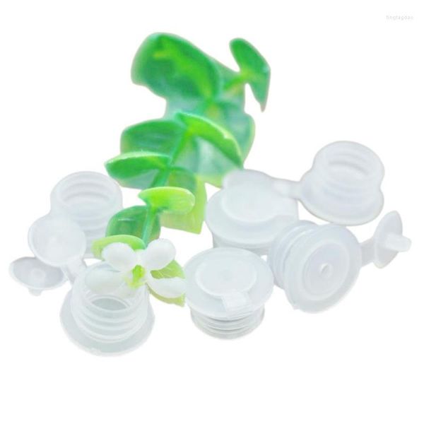 Bouteilles de stockage 50-500 pcs/lot 18/410 bouchon d'huile essentielle bouteille bouchon intérieur couvercle en plastique couvercle verre 5-100 ml