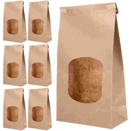 Bouteilles de rangement 50 pcs enveloppe de boulangerie Sac de toast BAKEUR ACCESSOIR les sacs à pain ménagers Poldants à biscuits
