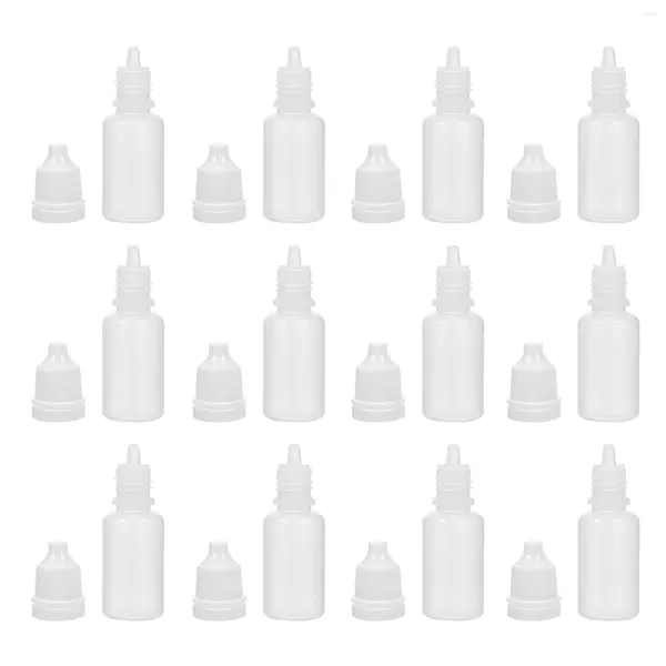 Bouteilles de stockage 50 pcs en bouteille cosmétiques lotion gouttes sous-emballage échantillon flacon portable goutte à goutte