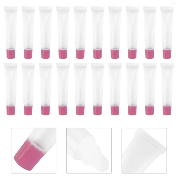 Bouteilles de rangement 50 pcs pelle tube lèvre gloss gloss