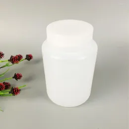 Bewaarflessen 500 ml fles Plastic laboratoriumdeksel Lege container Dubbele dop Lekvrij
