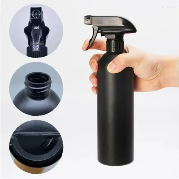 Bouteilles de stockage 500ML rechargeable bouteille de brouillard distributeur de pulvérisation coiffure vide pulvérisateur d'eau outils de soins Salon de coiffure cheveux