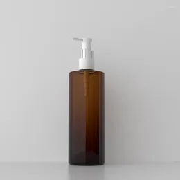 Bouteilles de rangement 500 ml Pompe à douille shampooing Lotion Press Bottle Pet Plastic Plastic Sous-Bottle Duckbill Spray Voyage Refipillable Récipient