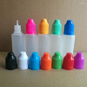 Bouteilles de rangement 500pcs 20ml pe e Liquid Dropper bouteille rechargeable avec bouchons à l'épreuve des enfants