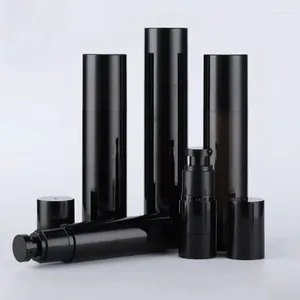 Bouteilles de rangement 500 pcs 30 ml en plastique pulvérisation bouteille cosmétique Voyage liquide noire de pompe sans air contenant