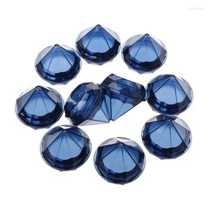 Bouteilles de rangement 500pcs 5G / 5 ml Vide Clear Royal Blue Blue en forme de diamant Échantillons cosmétiques en plastique Pot avec couvercles Rechargeables Crème cosmétique