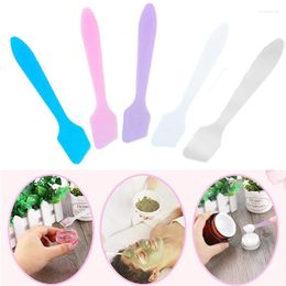 Bouteilles de stockage 500pcs cuillère de maquillage jetable mini spatule cosmétique spatules de cire mélange et échantillonnage masque crème pour le visage outils de bricolage