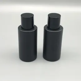 Bouteilles de stockage 50ml Premium Bouteille de parfum Portable Distributeur noir Exquis Cosmétique Spray Verre Vide