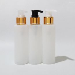 Bouteilles de stockage 50pcs 100ml pompe à lotion de haute qualité conteneur cosmétique HDPE pour distributeur de savon liquide shampooing rechargeable Gel douche