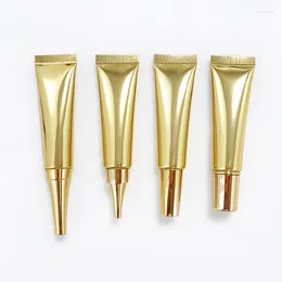 Opslagflessen 50 stks 15 g mini goud plastic crème squeeze fles cosmetische gezichtsreiniger zachte buis shampoo lotion container