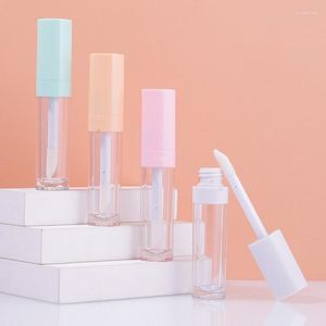 Opslagflessen 50 stks 9 ml transparante lipglossbuis cosmetische lipgloss lipgloss stamvloeistofverpakkingsflescontainer