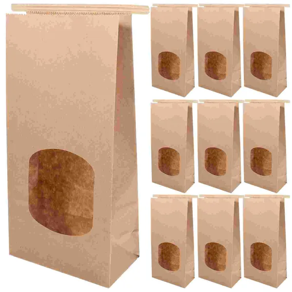 Bouteilles de rangement 50 pc Sacs à pain pour sac au levain fait maison avec des fournitures de boulangerie à fenêtre transparente