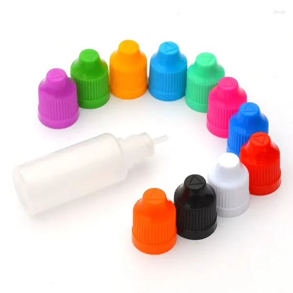 Bouteilles de rangement 50pcs flacon vide 15 ml de bouteille de gouttes en plastique pressé