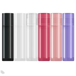 Opslagflessen 5G 100/200 % Lege PP Wit/Duidelijke Lipstick Tube Diy Refilleerbare Lip Container Portable Cosmetic Shell Packaging